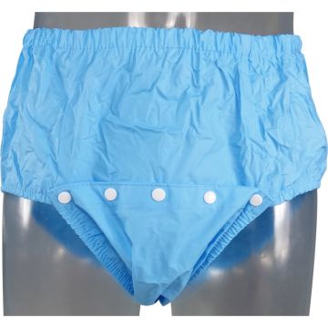 Plastik Hose mit Druckknöpfen an Vorderseite