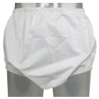 Pull-On PVC Pants with Narrow Elastics, White or Transparant