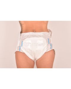 Cloudrys White Diapers, Plastic Backed