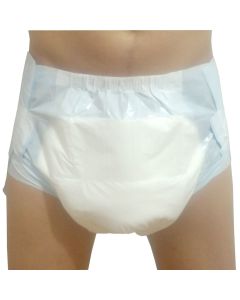 Rearz Select, White Diaper with Single Tape on Sides