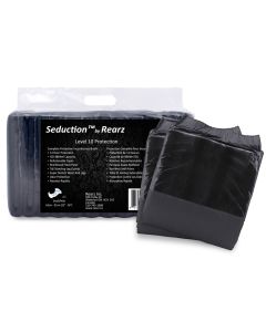 Rearz Seduction Black, Crazy Absorbent Plastic Backed