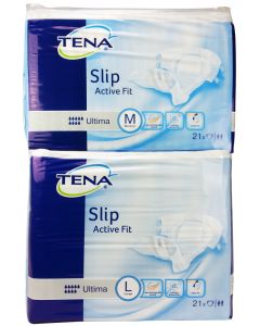 Tena Slip Active-Fit Ultima, Plastic Backed